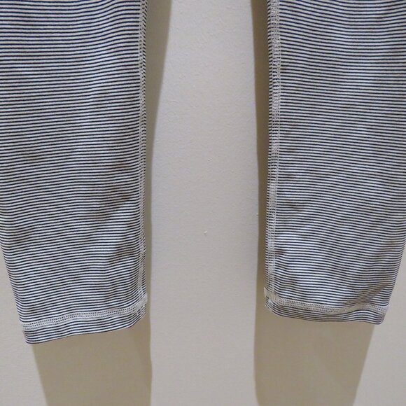 ALBION Petal Pant Leggings in Midnight White Stripe Athleisure Workout Casual - Picture 6 of 10